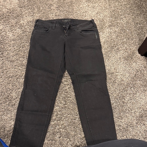 Silver Jeans Women's Black Skinny Jeans - Picture 3 of 3